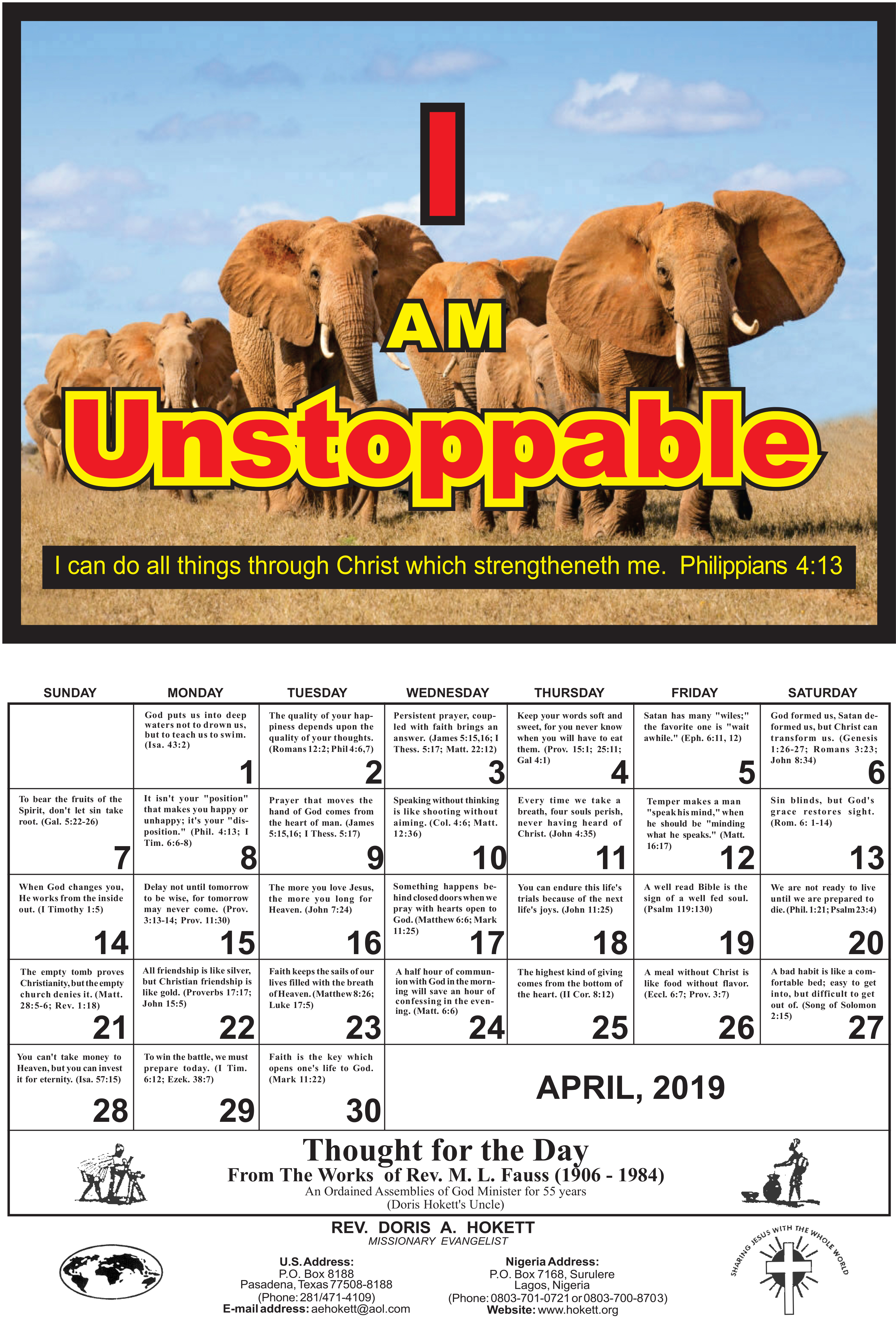 2019Calendar 05